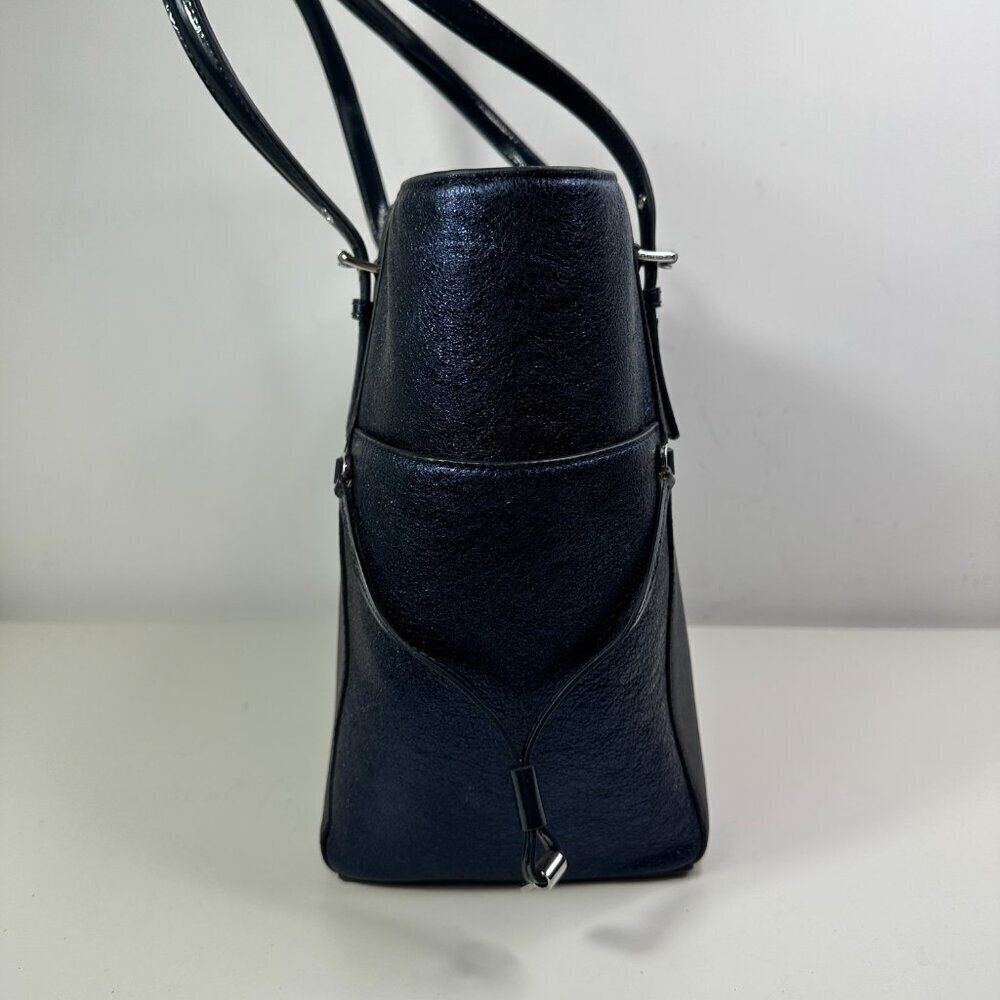 MICHAEL Michael Kors Voyager East West Logo Tote Bag Navy - Picture 7 of 15